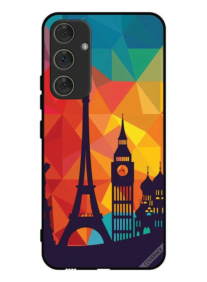 Covernex Protective Case Cover For Samsung Galaxy A34 Colorful Pattern Paris - Image 1