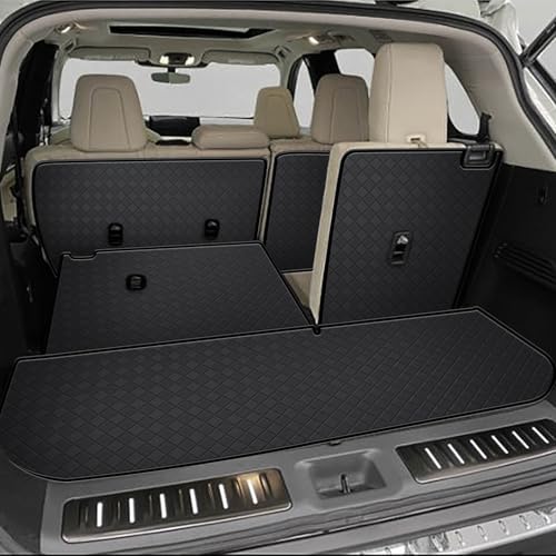 TTX LIGHTING Heavy Duty Trunk Mat for 2022-2026 Infiniti QX60 (Bench Seat Only) - Includes 2nd & 3rd Row Backrest Cargo Liners - Image 1