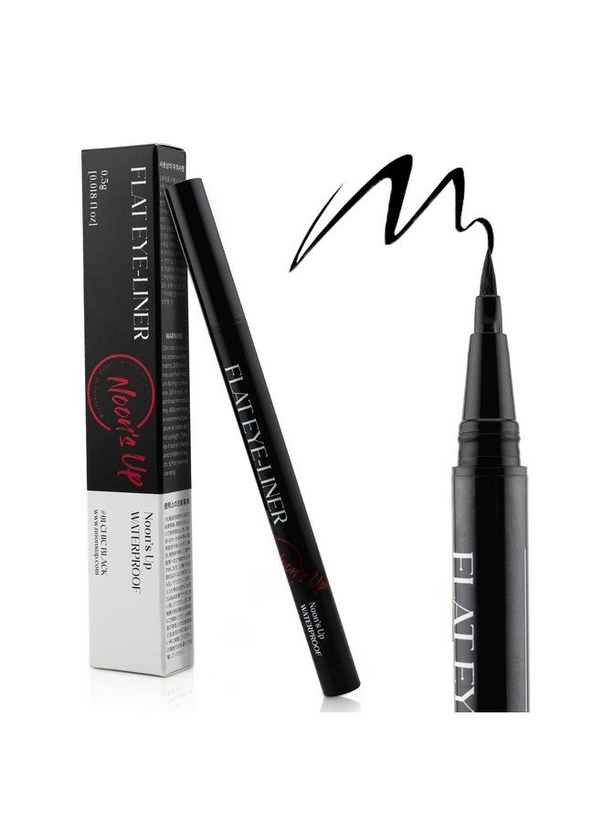 NOON'S UP Waterproof Liquid Eyeliner Pen Waterproof Eyeliner Black Eyeliner Chic Black Quick Dry Fineliner Multiliner Ultra Slim & Bold Brush 0.081Oz - Image 2
