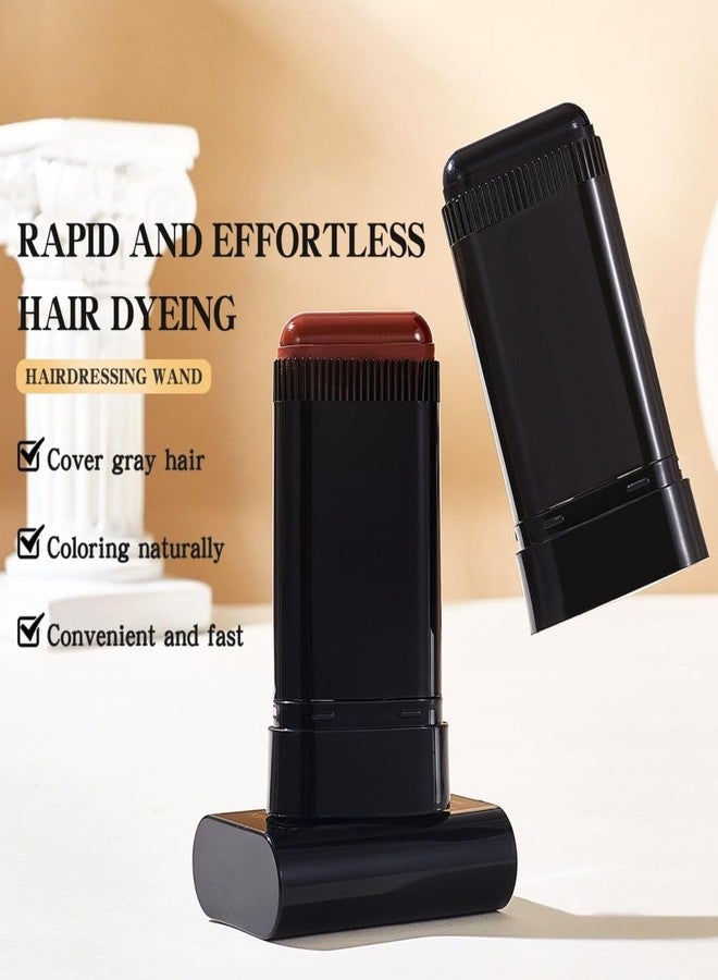 REEYANSH CREATION Hair Color Comb Stick - Waterproof & Sweatproof Grey Hair Coverage for Men & Women, Easy Application (BROWN) - Image 4