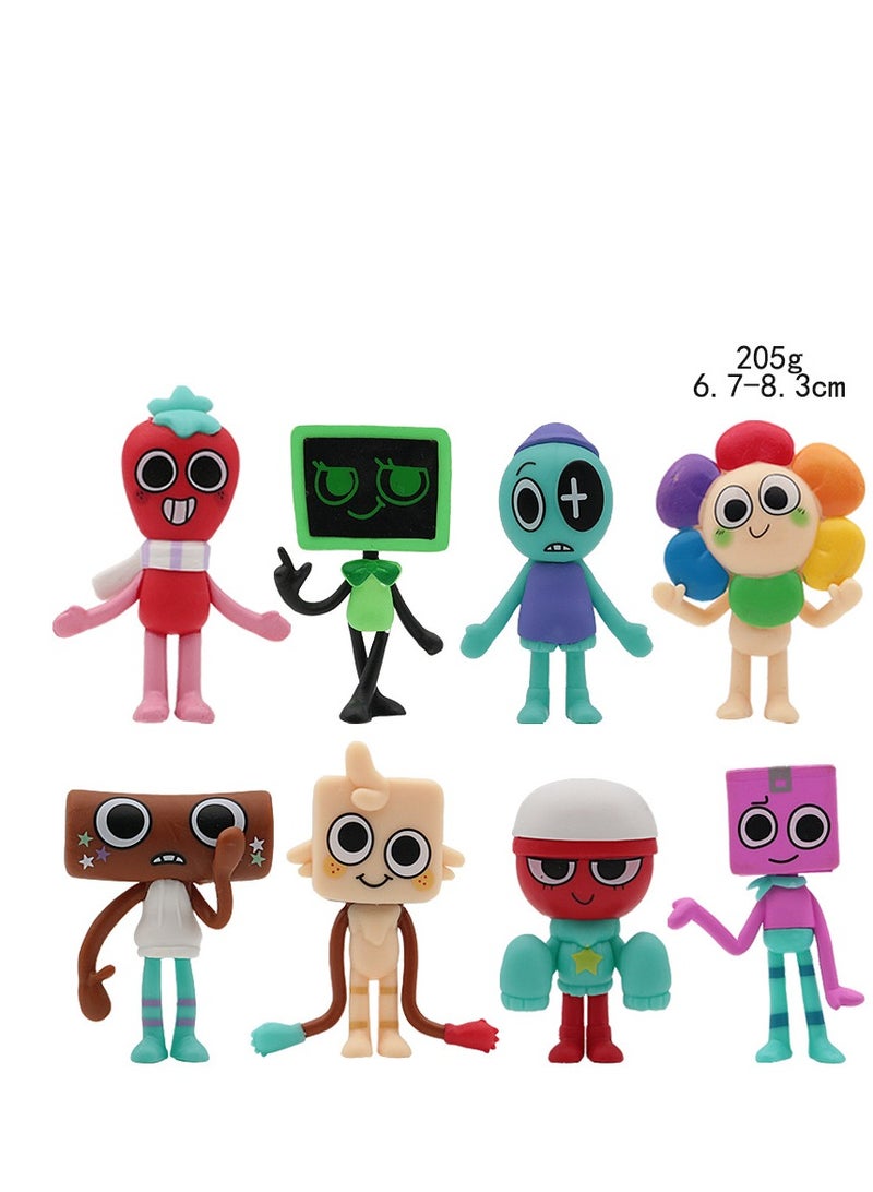 Y&D 6 Piece Dandy's World Figures The Dandy's World  Action Figure Toys For Fans Dandy's World Series Figures Model Birthday Cake Toppers - Image 1