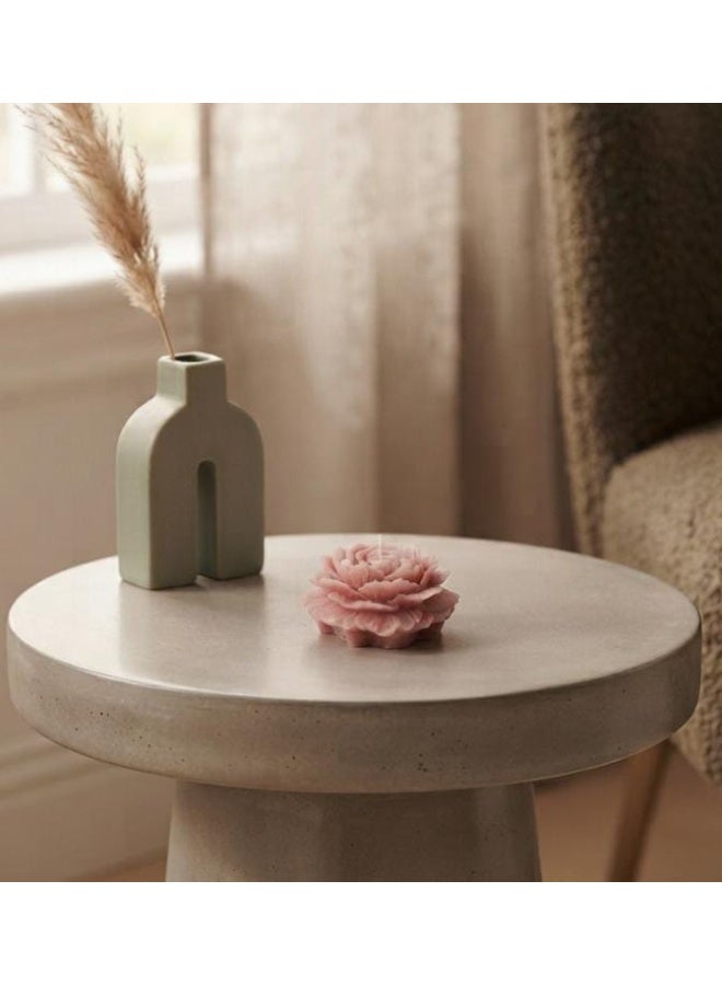 Handmade decorative candle with a blooming flower design - a beautiful piece for home and gifts - Image 1