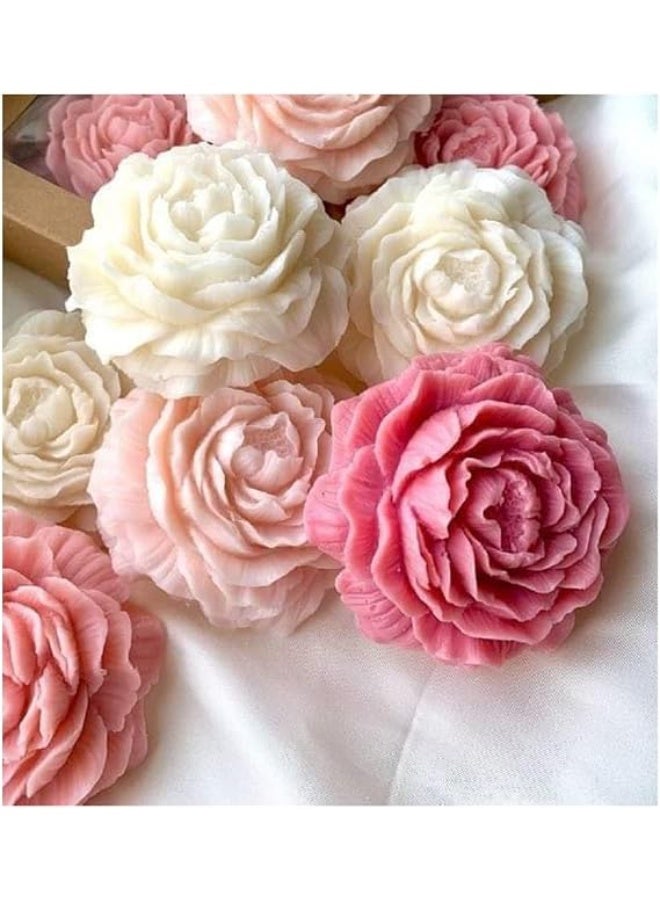 Handmade decorative candle with a blooming flower design - a beautiful piece for home and gifts - Image 4