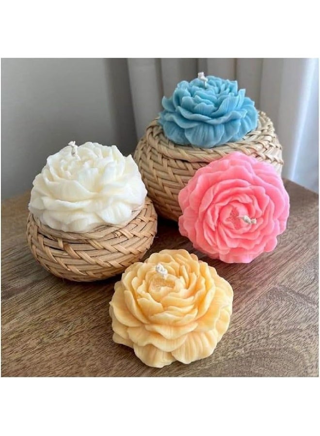 Handmade decorative candle with a blooming flower design - a beautiful piece for home and gifts - Image 5
