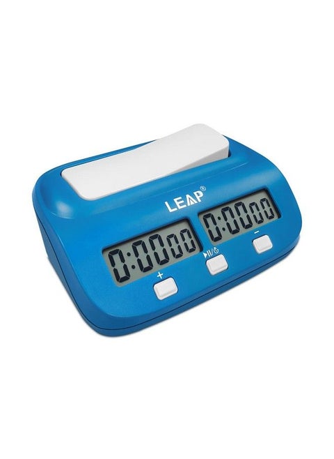 Digital Chess Clock Timer With Bonus And Delayed Time Features Chess Timer For Chess Game Igo And Chinese Chess (Blue)
