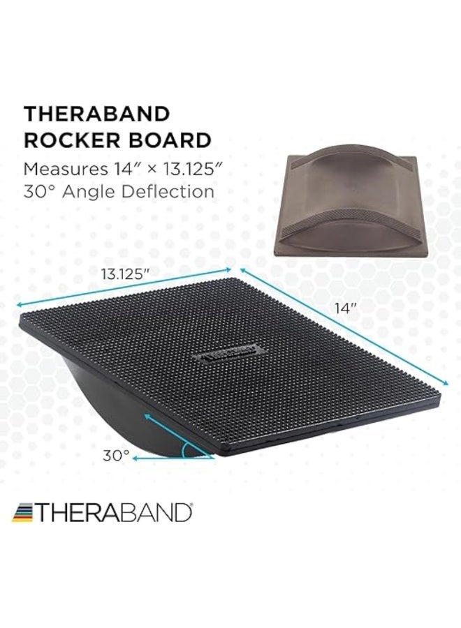 TheraBand Rocker Board Stability Trainer – Lateral Balance Board for Physical Therapy, Core Strengthening, & Injury Rehabilitation - Image 4