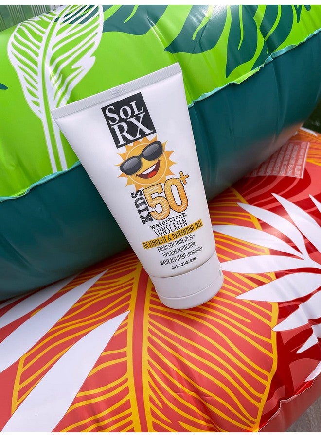 solrx Kid'S Sport Sunscreen Spf 50+ Oxybenzone Free Sunscreen Reef Safe Sunscreen For Face And Body Won'T Run Into Eyes - Image 2