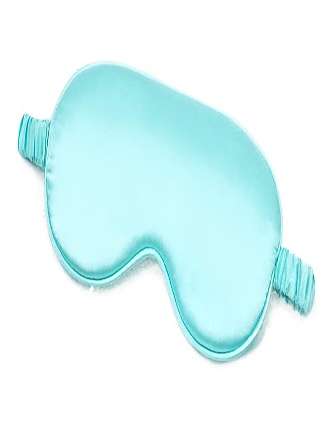 AUGEN Mulberry Silk Eye Mask, Super Smooth Sleep Mask And Blind Fold (3, Blue 2, Pack of 2) - Image 1