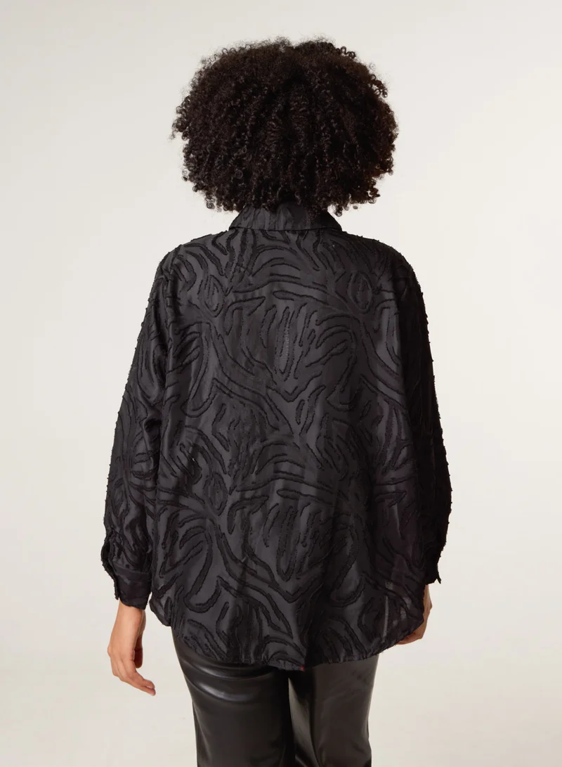 بلو فانيلا قميص بيرن آكت واسع