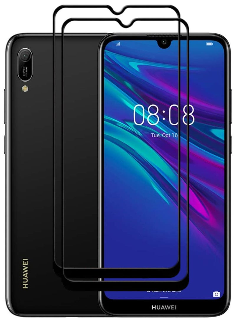 ACLIX 2 Pieces Antistatic ESD Dustproof Premium Quality High Definition Tempered Glass Screen Protector Designed For Huawei Y6 (2019) - Image 1