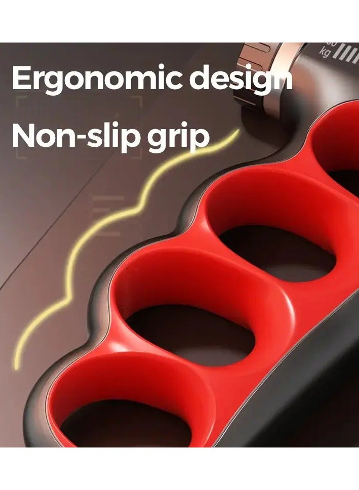 بيوينتي مقبض تقوية قبضة اليد قابل للتعديل من 5 إلى 100 كجم – مع عداد ميكانيكي، لتدريب المعصم والساعد في المنزل أو الجيم - Image 3