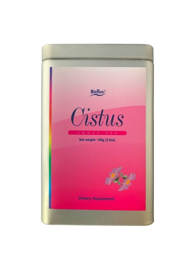 BioPure - Cistus Loose Tea Wildcrafted Cistus Incanus & Cistus Albidus Rich In Antioxidants Polyphenols & Bioflavonoids Great For Immune Function The Gut And Overall Wellness 3.5Oz - Image 1