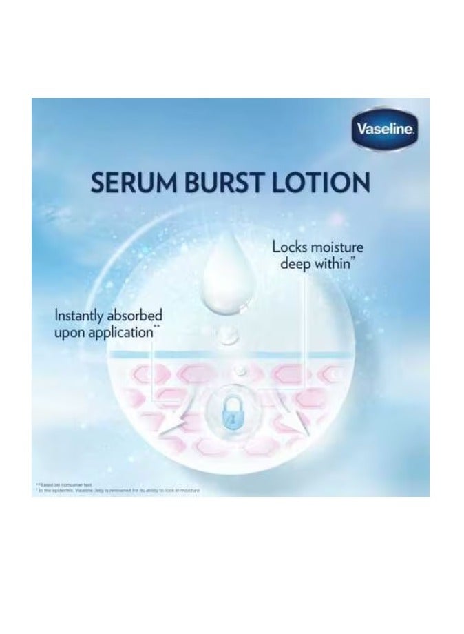 فازلين لوشن فازلين جلوتا هيا سيروم للأشعة فوق البنفسجية لوشن الجسم المتوهج الأساسي والموحد اللون 200 مل - Image 3