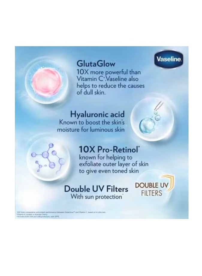 فازلين لوشن فازلين جلوتا هيا سيروم للأشعة فوق البنفسجية لوشن الجسم المتوهج الأساسي والموحد اللون 200 مل - Image 2