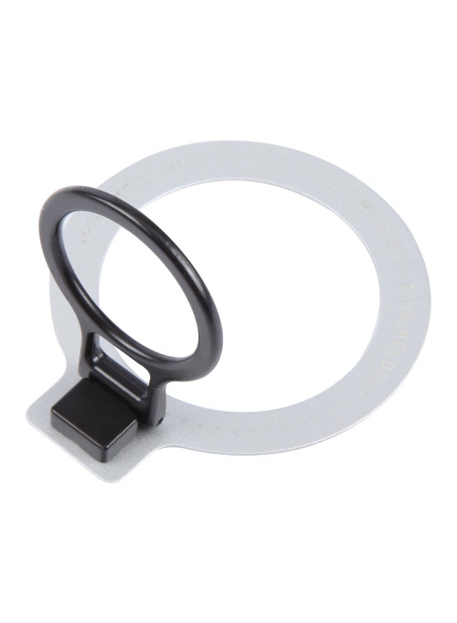 هيدج حامل هاتف مغناطيسي حلقي وحامل MagSafe، حامل هاتف محمول فائق النحافة من سبائك الزنك، قابل للدوران 360 درجة، متوافق مع هواتف MagSafe وحافظاتها، أسود اللون - Image 3