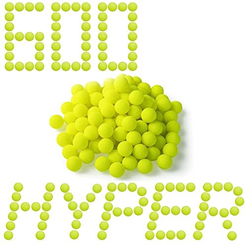 YTSWELE 600 Rounds Refill Pack Balls Ammo for Nerf Hyper Blaster Series Stock Up Hyper Games - Image 1