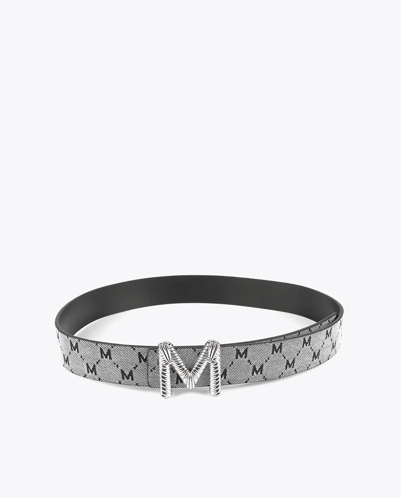 Lola Casademunt Grey and black reversible belt