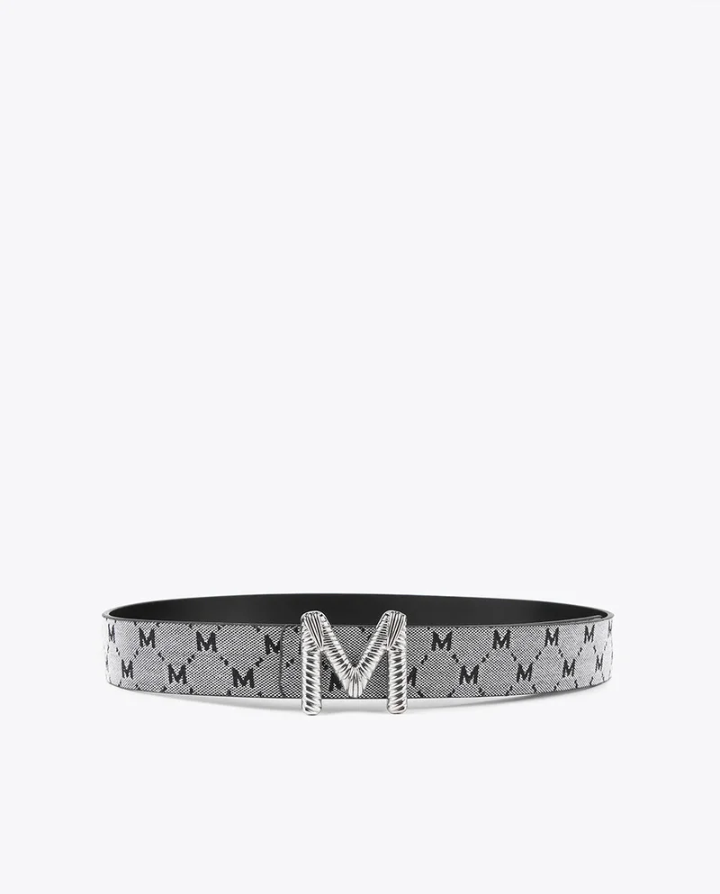 Lola Casademunt Grey and black reversible belt