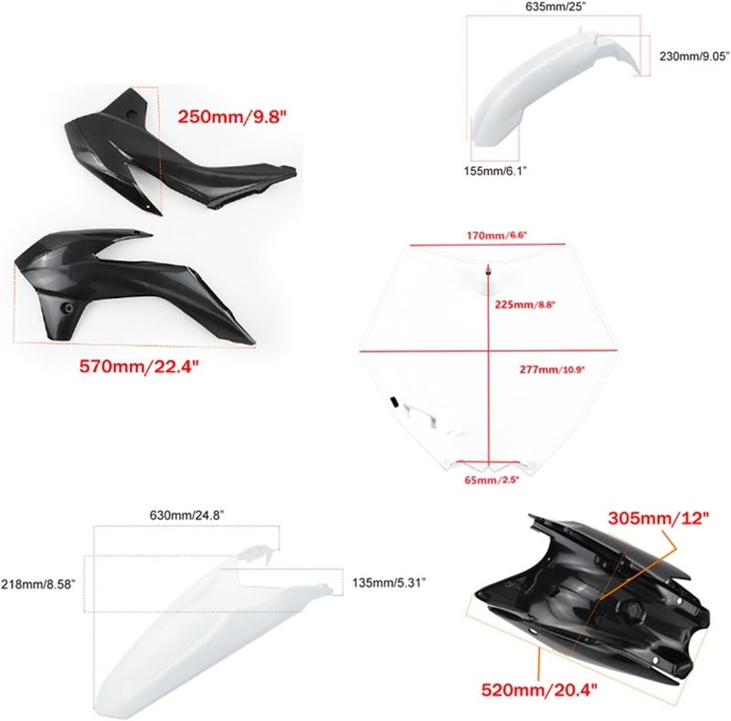 Vuzmode KT 85 Plastic Fairing Body Kit - Image 5