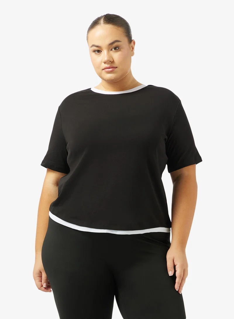 فورورد تيشيرت نحت بلمسة ناعمة  بلس