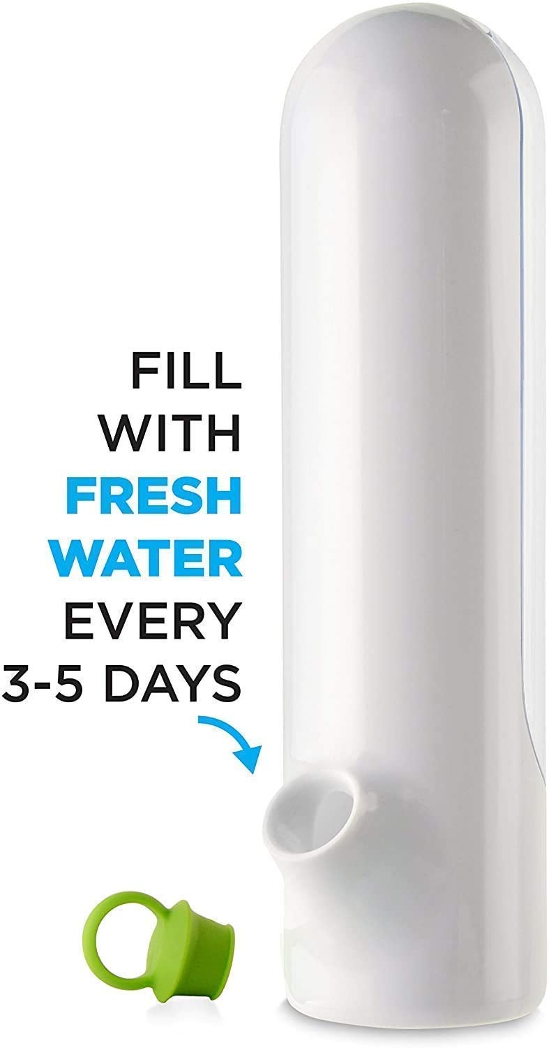 AASTIK SALES Plastic Herb Saver Pod For The Fridge Small Produce Saver Food Storage Container Vegetable Keeper Herbs Storage Bpa Free Vegetable Container Keep Fresh Herb Saver - Image 3