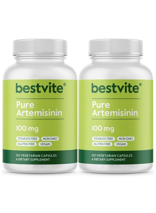 BESTVITE Artemisinin 100mg (240 Vegetarian Capsules) (2-Pack) - No Stearates - No Flow Agents - Vegan - Gluten Free - Non GMO - Image 1