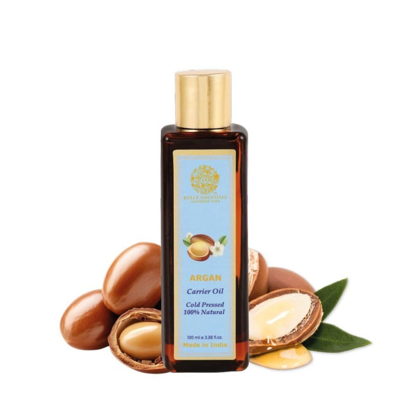 RYLLZ ESSENTIALS Argan Carrier Oil | For Frizzy, Dry & thin, Hair Growth, Hair Fall Control | Light Oil for styling | 100% Pure & Natural | Cold Pressed & Extra Virgin | 100ml - Image 3