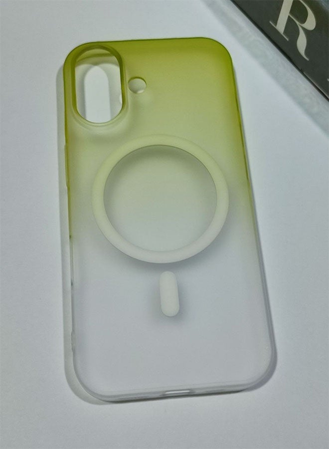 MagSafe Case for iPhone 16, Slim Semi-Transparent Case, Shockproof, Scratch and Fingerprint Resistant, Supports Magnetic Wireless Charging - Green - Image 4