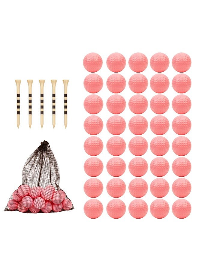 Bac-kitchen 40 Pack Foam Golf Practice Balls - Realistic Feel and Limited Flight Training Balls for Indoor or Outdoor - Image 1
