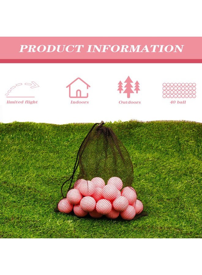 Bac-kitchen 40 Pack Foam Golf Practice Balls - Realistic Feel and Limited Flight Training Balls for Indoor or Outdoor - Image 5