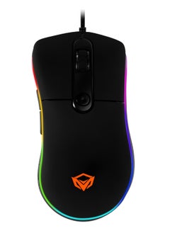 Generic GM20 Wired Gaming Mouse with RGB Lighting 4800 DPI and Custom Functions Gaming Chip with Memory -1.8m cable- Black  - Image 1