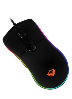 Generic GM20 Wired Gaming Mouse with RGB Lighting 4800 DPI and Custom Functions Gaming Chip with Memory -1.8m cable- Black  - Image 2