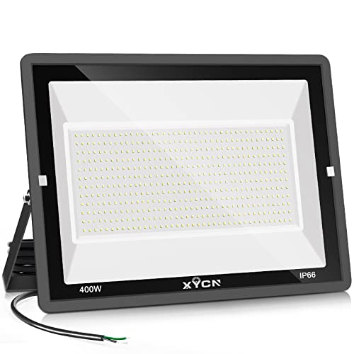 XYCN 400W LED Stadium Flood Lights Outdoor(2350W Equivalent),50000LM Super Bright LED Arena Lights 100-277V IP66 Waterproof 5000K Daylight White Commercial Lighting for Sports Fields and Counts - Image 1