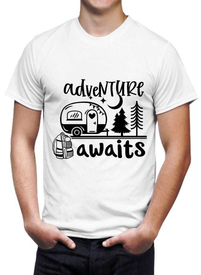 Mens Soft Tshirt Printed Adventure  - Image 1