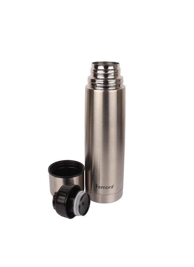 Femora Bullet Thermosteel Stainless Steel Water Bottle Flask Bottle, Hot and Cold, 750ml, 1 Piece, Silver - pzsku/Z39C31DE5EABF9CE0D394Z/45/_/1740118900/8be77364-c0ff-45d7-9f82-c442fdf00b71