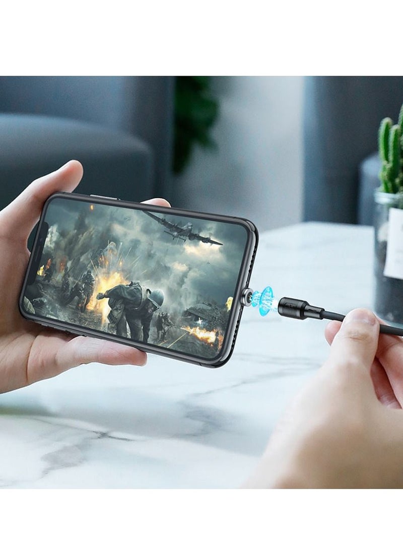 hoco. - USB to Lightning X52 Magnetic Charging and Sync Cable 1 Meter - Image 1