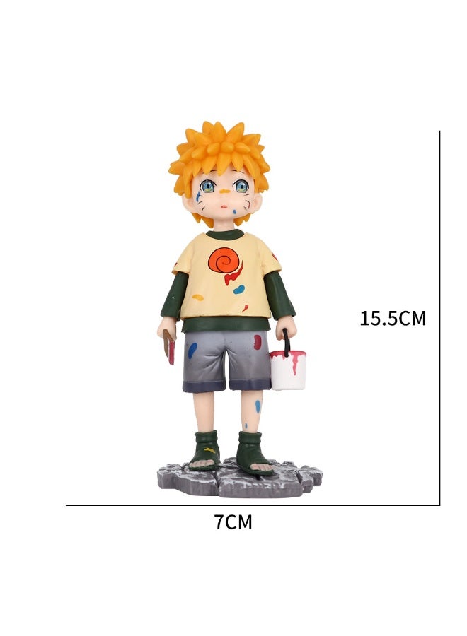 Naruto desktop decoration, young Naruto Uzumaki character model collection, decorative toys, gifts for family and friends - Image 5