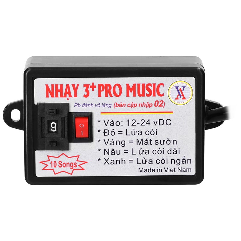 Car Horn Controller Electric Horn Speaker Sound Control Unit with 10 Sound Effects Switching 12-24V for Car Truck Marine Boat - Image 1