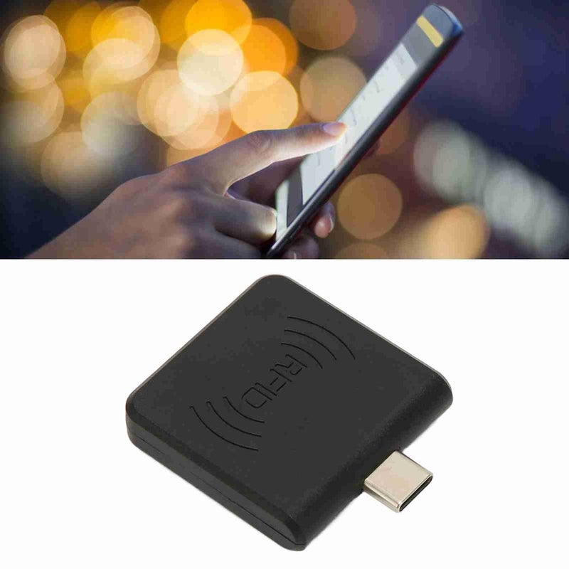 RFID ID Mobile Phone Card Reader Type C Interface 125Khz Portable Smart Card Reader White - Image 1