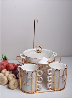 White-gold stripes
