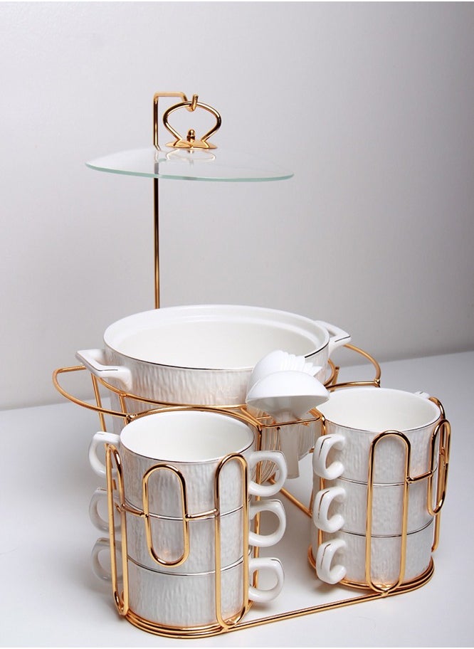 Generic - Soup bowl set with bowls and serving bowls - Image 1