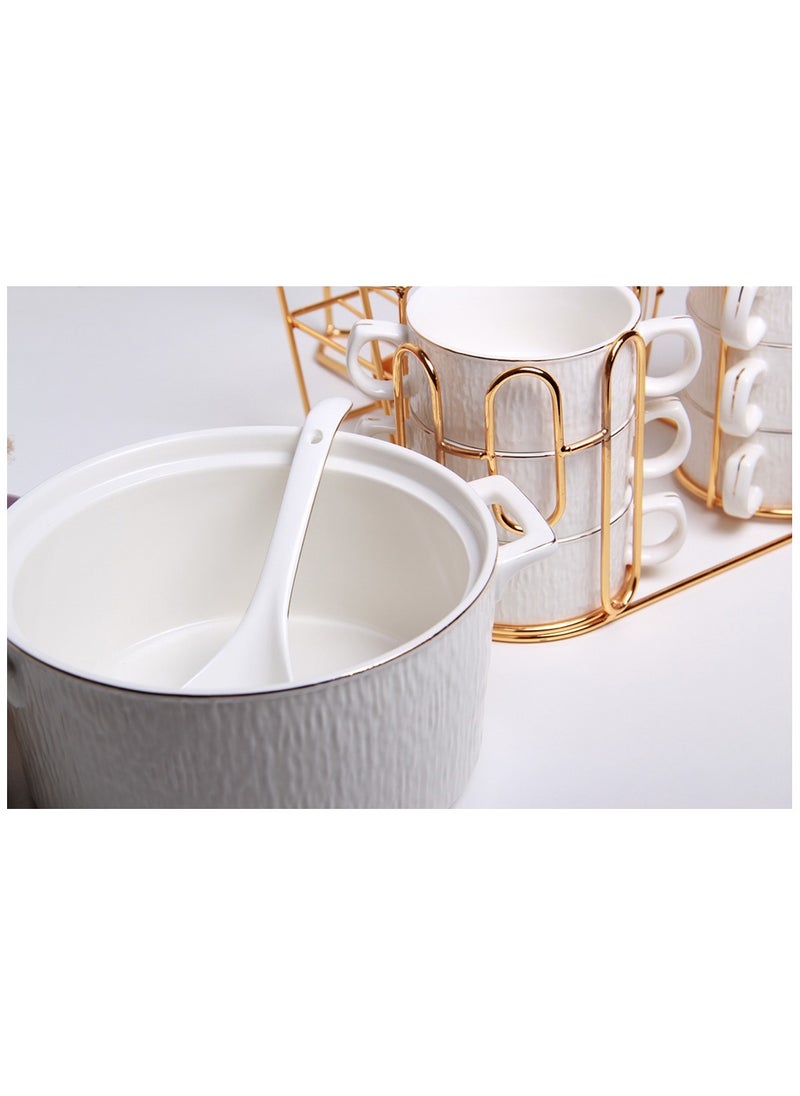 Generic - Soup bowl set with bowls and serving bowls - Image 1