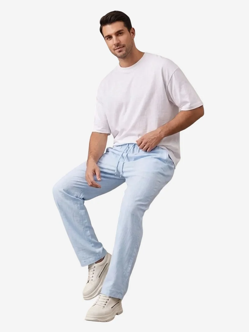 بيغ دارت BDART Men's Straight-leg Woven Trousers
