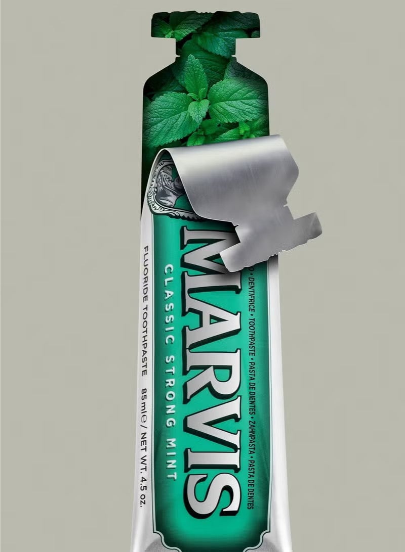 مارفيس معجون أسنان كلاسيكي قوي من المينت مع زيليت 85 مل 45 أونصة - Image 2