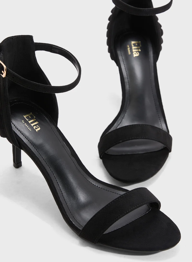 ELLA Double Strap Heeled Sandal