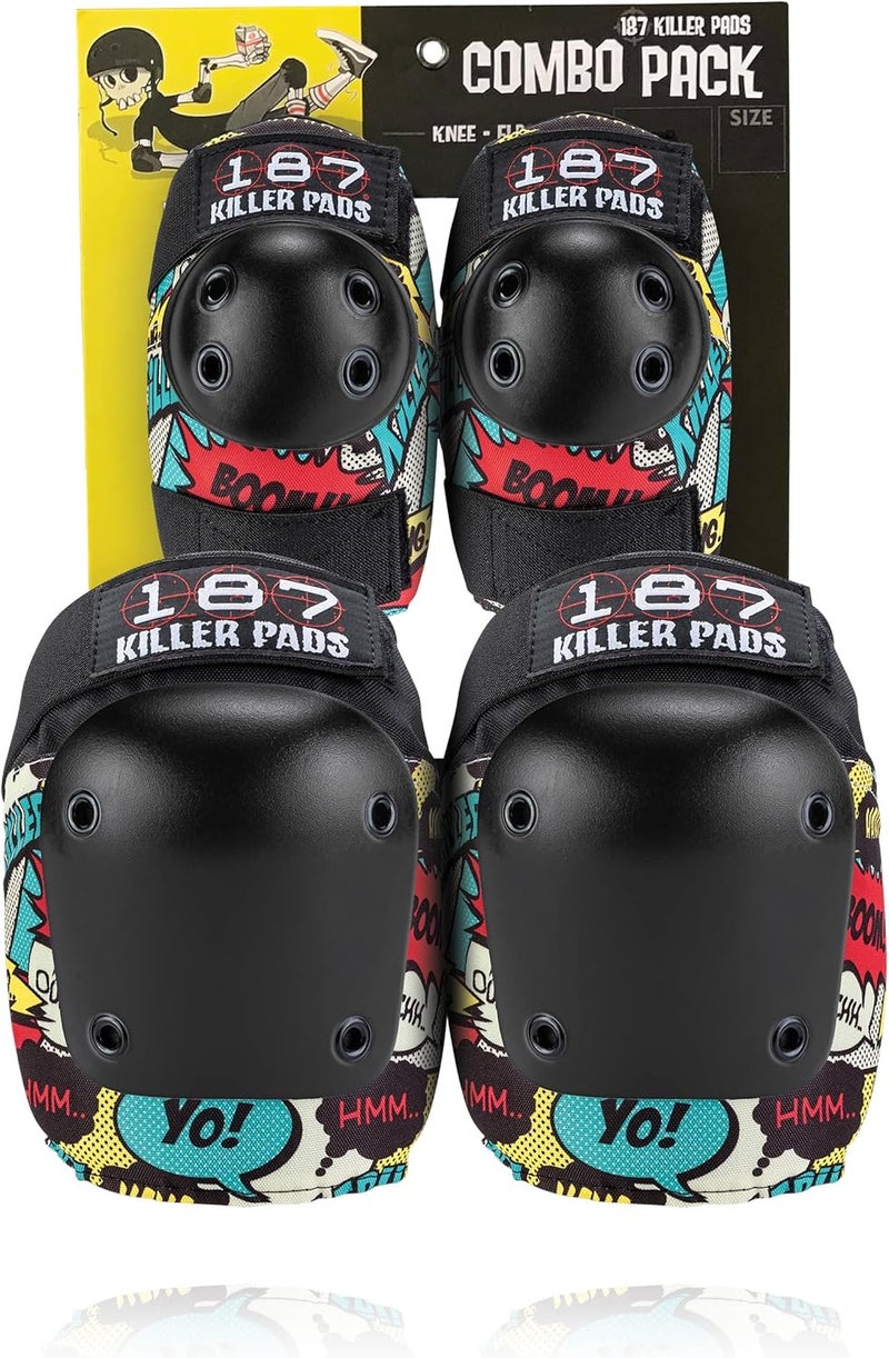 187 Killer Pads Knee Pads and Elbow Pads Combo Pack for Skateboarding - Image 5