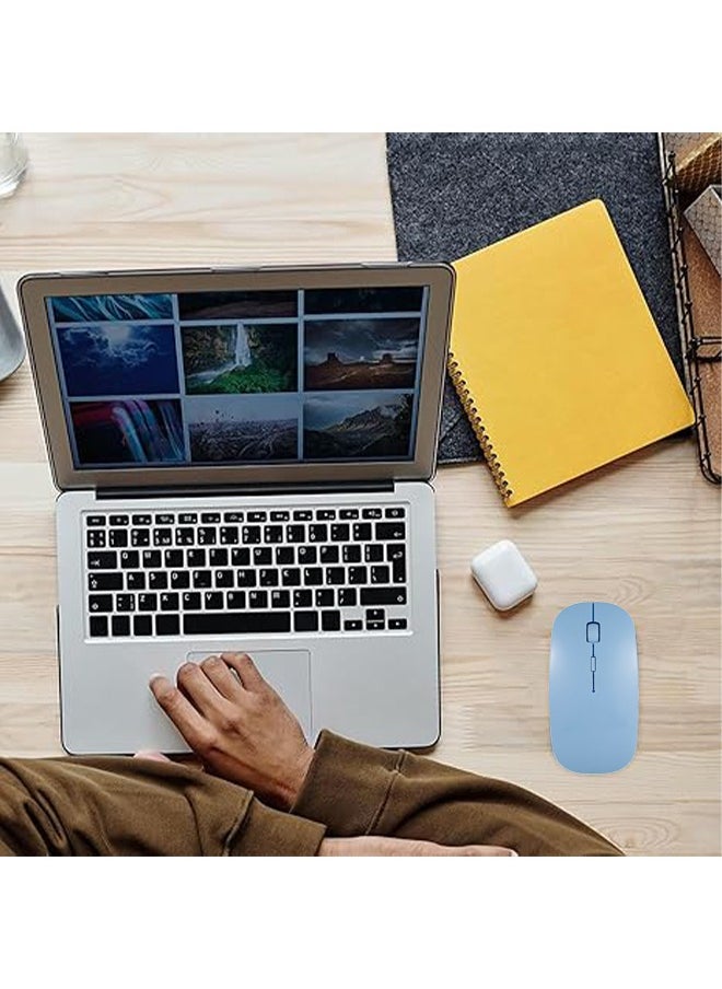 Laptop Wireless 2.4G Optical Mouse USB Four way Roller Mouse Portable Silent Laptop Mouse 2.4GHz Wireless Transmission Frequency/1000dpi (dpi) Photoelectric Resolution 10m Working Range for Work/Study - pzsku/Z39C3C4C3FC1B7A04E828Z/45/_/1706517771/579178d8-d39b-4922-849a-0a491664428d