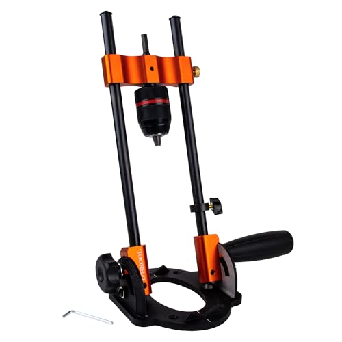 OSKOOL MultiAngle Drill Guide for Cordless Drills Adjustable from 0 to 60 for Flat and Round Workpieces