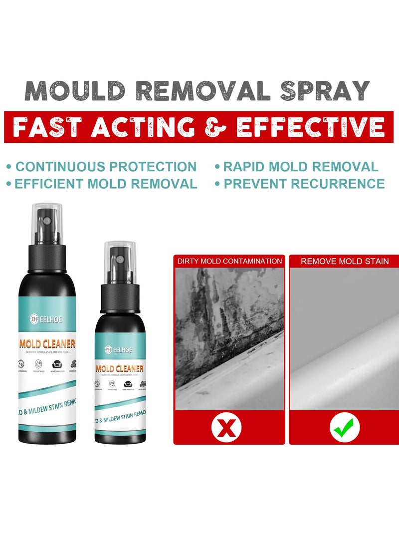 EELHOE Mold removal spray furniture tile floor mildew removal cleaner wall wall anti-mold and mildew removal cleaner 100ml  - Image 1