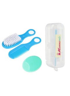 Baby Comb & Hairbrush With Soft Silicone Cradle Cap Brushcomes In A Travel Case (Blue) - pzsku/Z39C411304AC8943658E7Z/45/_/1692786013/f9025703-d82a-4158-99f5-8ae21d2ad02b